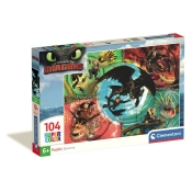 Puzzle - Dragon Trainer, 104 el. (25035)