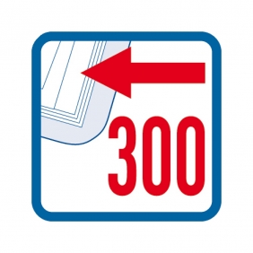 Teczka rysunkowa z gumką A4 PP - biało-przezroczysty