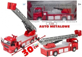 Duże auto metalowe Straż Pożarna 1:32 z drabiną - <br />