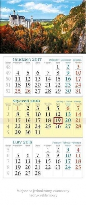 Kalendarz trójdzielny 2018 - Jesień KT15