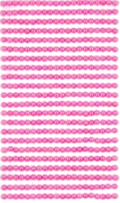 Perełki samoprzylepne 4 mm, 440 szt. pink (różowa) (GRPE-021)