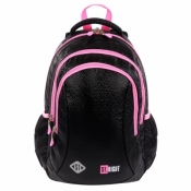 Plecak 3-komorowy St.Right BP-26 Black Glitter