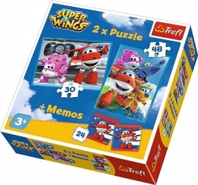 Puzzle 2w1 Podniebni bohaterowie (90635)