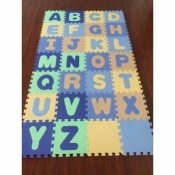 Mata puzzle piankowe na podłogę Alfabet 28 el