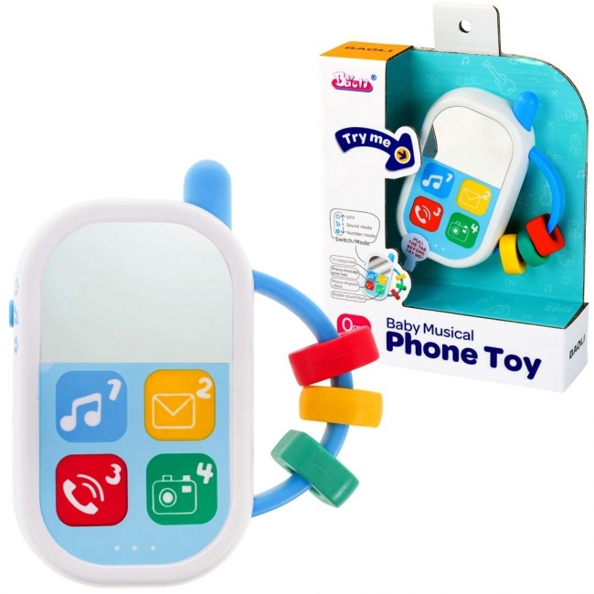 Telefon grzechotka muzyczna dla malucha