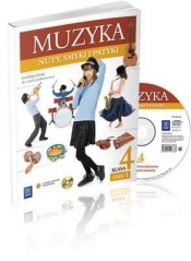 Muzyka Nuty, smyki i patyki 4 Podręcznik z płytą CD Część 1 - Katarzyna Jakóbczak-Drążek
