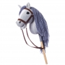 Koń na kiju Hobby Horse HOPPIHORSE A3 szary (M01A303)