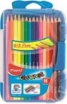 Kredki Colorpeps trójkątne 12 sztuk + 3 sztuki Fluo