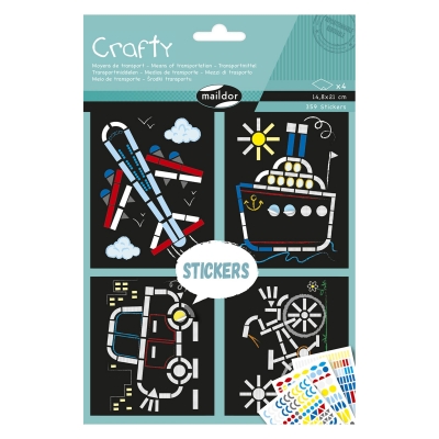 <img src='https://webimage.pl/pics/357/0/d3609510920357.jpg' style='height:440px' /> Zestaw kreatywny Crafty Środki transportu