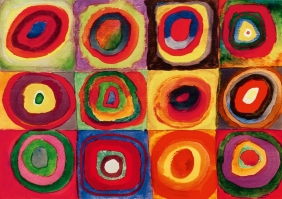 Bluebird Puzzle 1000: Kolory, Kandinsky (60035)