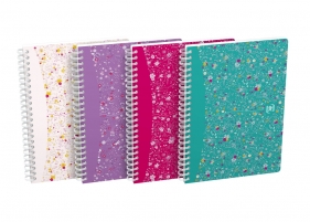Kołozeszyt Oxford Floral A5/60k, linia