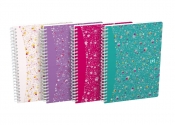 Kołozeszyt Oxford Floral A5/60k, linia