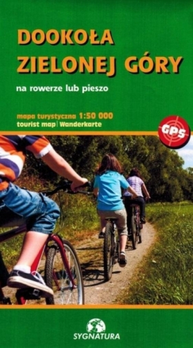 Mapa turystyczna - Dookoła Zielonej Góry - Opracowanie zbiorowe