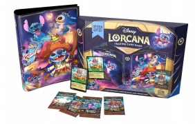 Disney Lorcana: Azurite Sea Gift Set - Zestaw Kolekcjonerski, 4 Boostery + Album