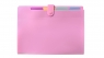  Teczka A4 harmonijkowa PP pastel różowy