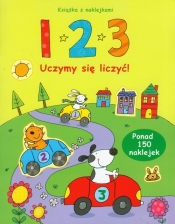 1,2,3 Uczymy się liczyć Książka z naklejkami