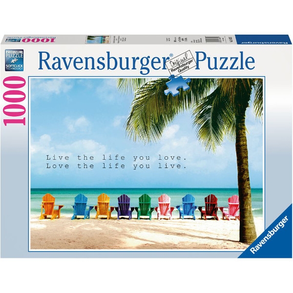 Puzzle Live The Life You Love 1000 elementów (196357)