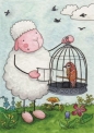 Pocztówka z kolorowanką - Uciśnionych wypuści - Katarzyna Rymorz
