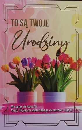 Karnet urodziny z wymiennymi cyframi JCX-236