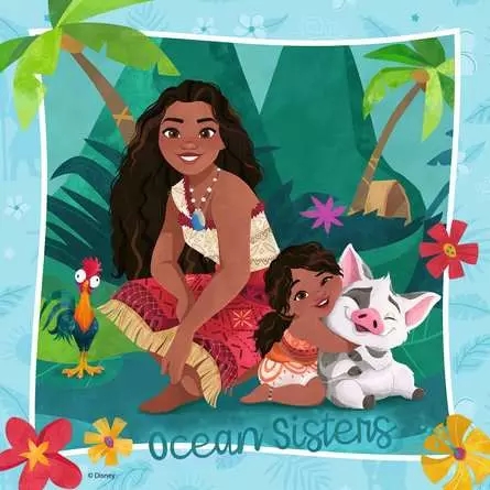 Ravensburger, Puzzle 3x49: Vaiana 2 (12004102)