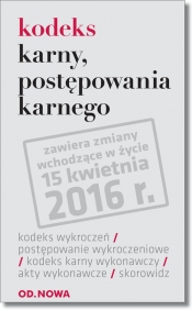 Kodeks karny, postępowania karnego