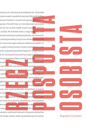 Rzeczypospolita osobista - Bogusław Chrabota