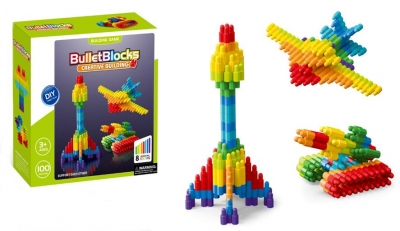 <img src='https://webimage.pl/pics/358/3/d5906196033059.jpg' style='height:440px' /> Klocki konstrukcyjne BulletBlocks 100 elementów