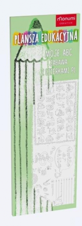 Plansza edukacyjna. Zabawa z literkami - Opracowanie zbiorowe