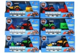 Traktor metalowy z akcesoriami