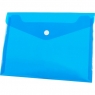 Teczka/koperta plastikowa na guzik Tetis A5, 12 szt. - niebieska (BT610-N)