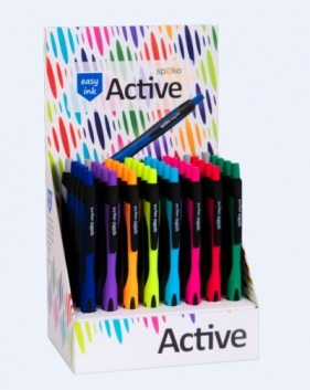 Długopis Active S0117 (40szt) dspl SPOKO