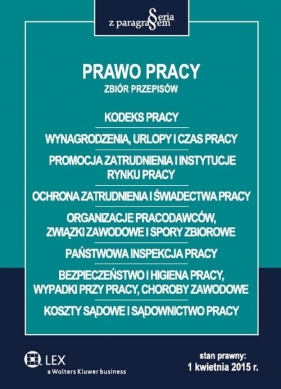 Prawo pracy Zbiór przepisów