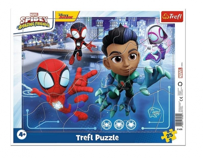 <img src='https://webimage.pl/pics/359/4/d5900511314359.jpg' style='height:440px' /> Puzzle ramkowe 25 Pajęczy skok TREFL