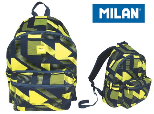 Plecak MILAN duży 21 L Knit żółty (624605 KNY)