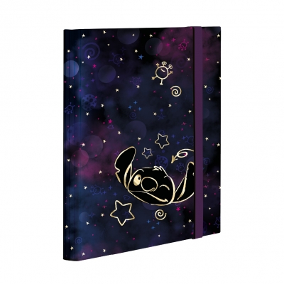<img src='https://webimage.pl/pics/359/6/d5903686396359.jpg' style='height:440px' /> Teczka A4 z gumką Disney Gold Stitch