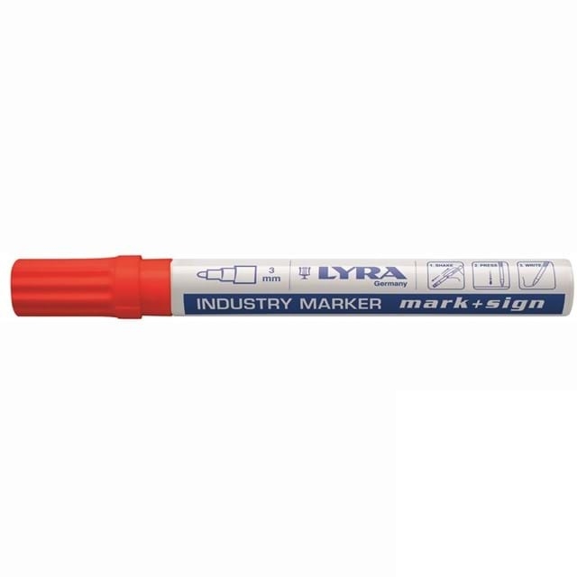Marker lakierowy Lyra Industry Marker - czerwony (L4040017)
