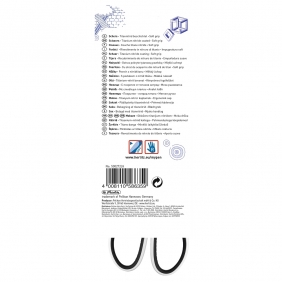 Nożyczki my.pen 17 cm - czarno-białe