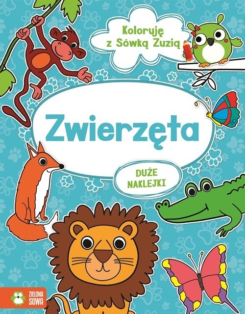 Koloruję z Sówką Zuzią Zwierzęta