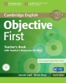 Objective First Teacher's Book with Teacher's Recouces CD-ROM Capel Annette, Sharp Wendy