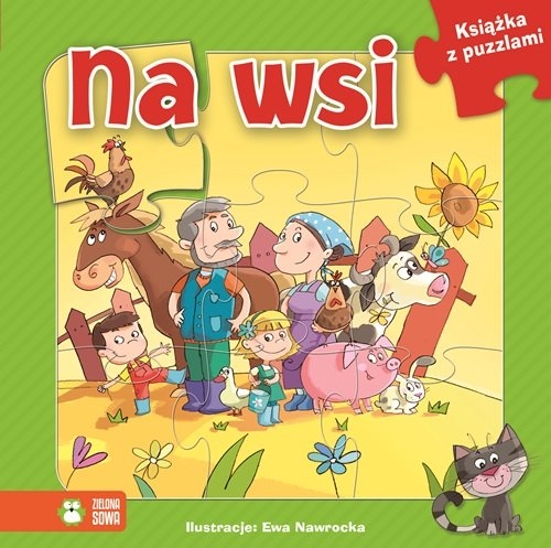 Książka z puzzlami Na wsi