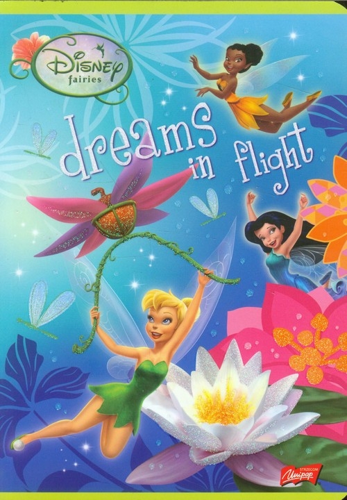 Zeszyt A5 Disney Wróżki w kratkę 16 kartek dreams in flight