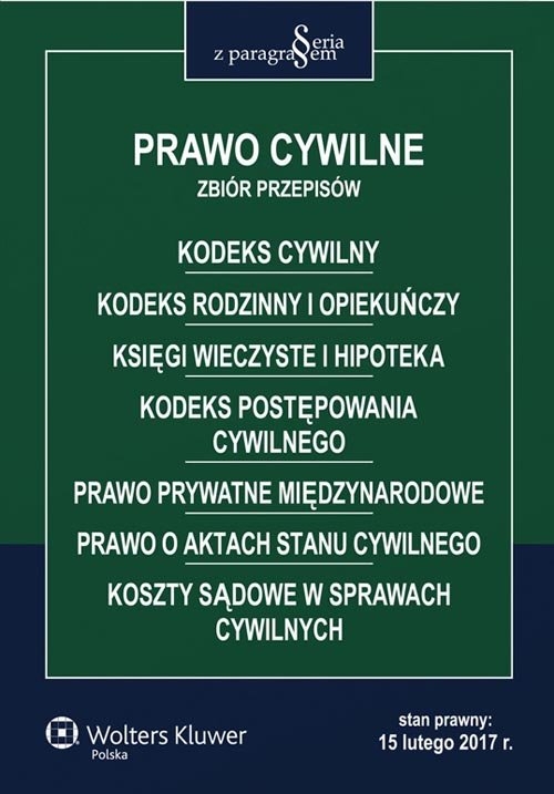 Prawo cywilne Zbiór przepisów