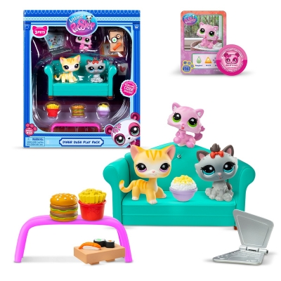 Littlest Pet Shop Podwieczorek z 3 figurkami seria 3 LPS00636