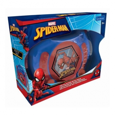 <img src='https://webimage.pl/pics/360/7/d3380743067360.jpg' style='height:440px' /> Przenośny odtwarzacz CD Spiderman Lexibook RCDK100SP