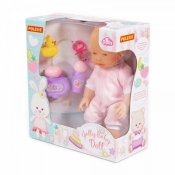 Lalka Wesoły Bobas 35 cm do ze smoczkiem (78360)