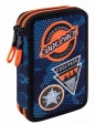 Coolpack - Jumper 2 - Piórnik podwójny z wyposażeniem - Navy (Badges) (B66153)