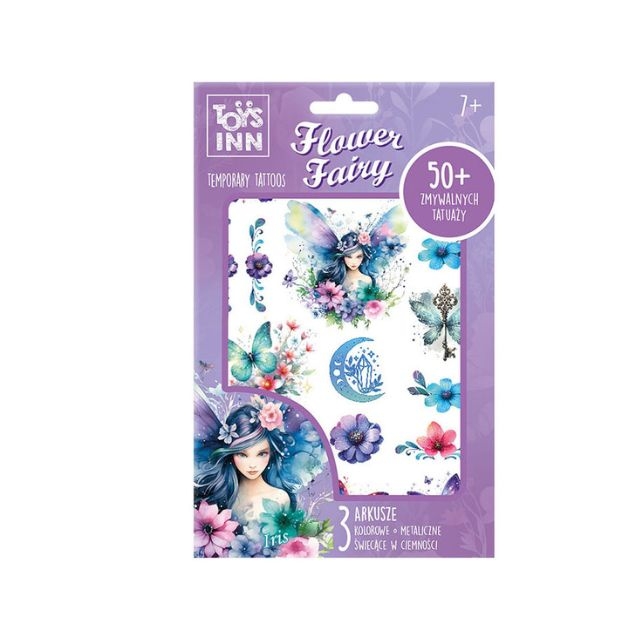 <img src='https://webimage.pl/pics/360/9/d5901583299360-2.png' style='height:440px' /> Tatuaże Flower Fairy, 1 szt