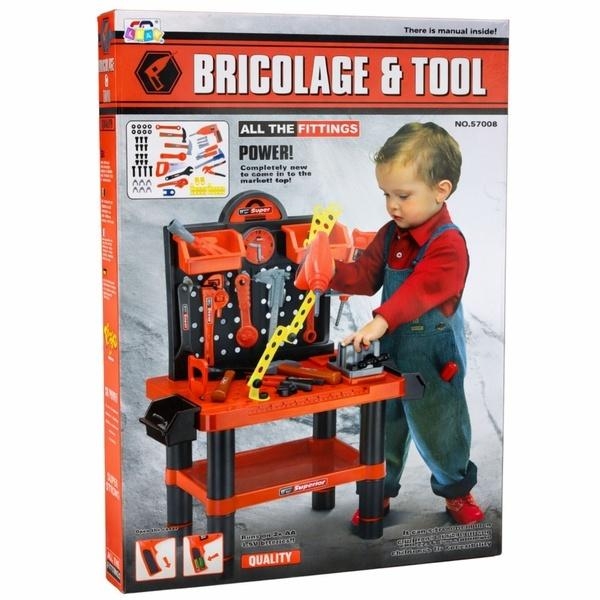 Stolik majsterkowicza z akcesoriami 70cm