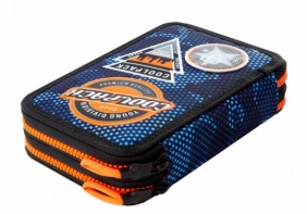 Coolpack - Jumper 2 - Piórnik podwójny z wyposażeniem - Navy (Badges) (B66153)