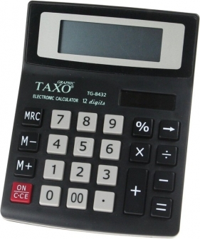 Kalkulator TAXO TG-8432 Czarny